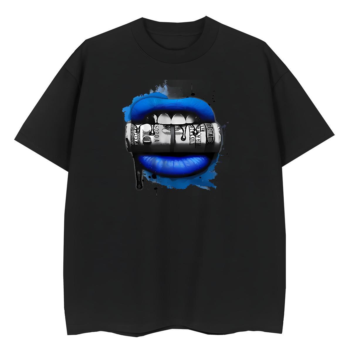 High Quality T-Shirts 230g 100% Cotton mouse Street DIY Anime Round Neck Short Sleeve Men Tops Tees Fashion New Polos