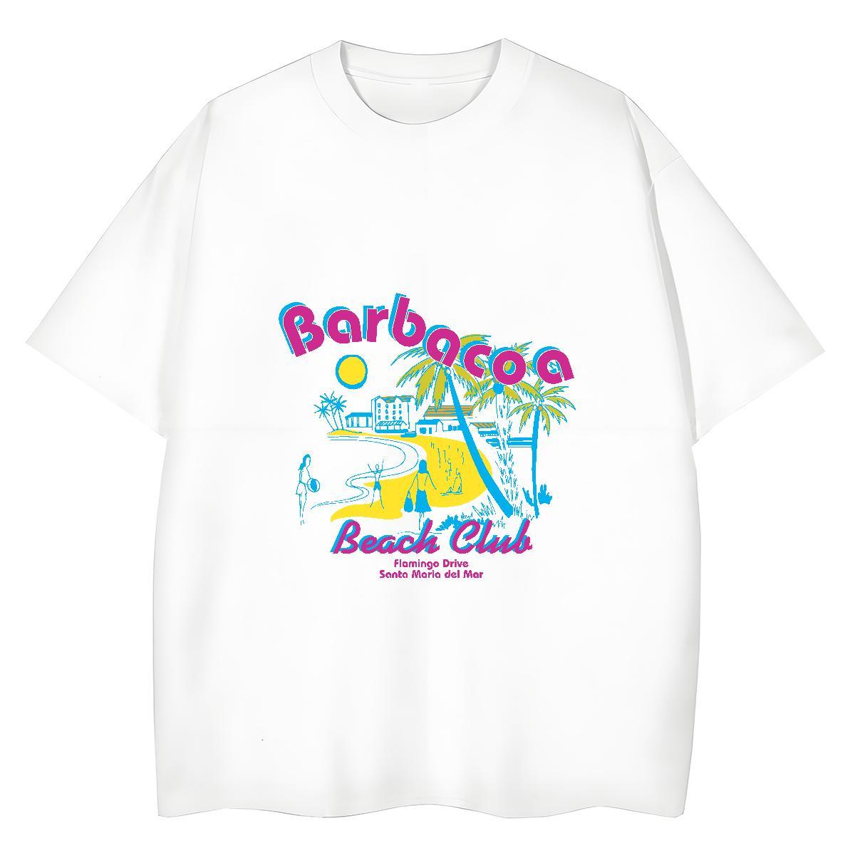 5A Unisex Tshirts 230g 100% Cotton tree Street T-Shirts for Women Breathable Soft Custom Cartoon Tees Shirts