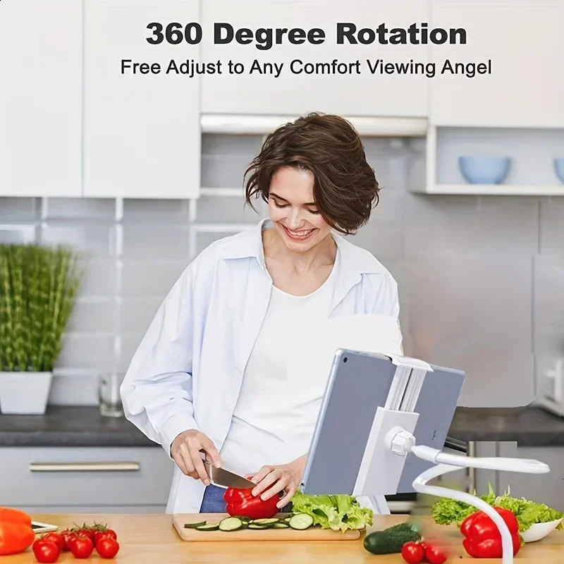 Universal Lazy Bracket Mobile Phone Holder Gooseneck Stand Stents Flexible Bed Desk Table Clip Bracket for Smartphone Holder 240823