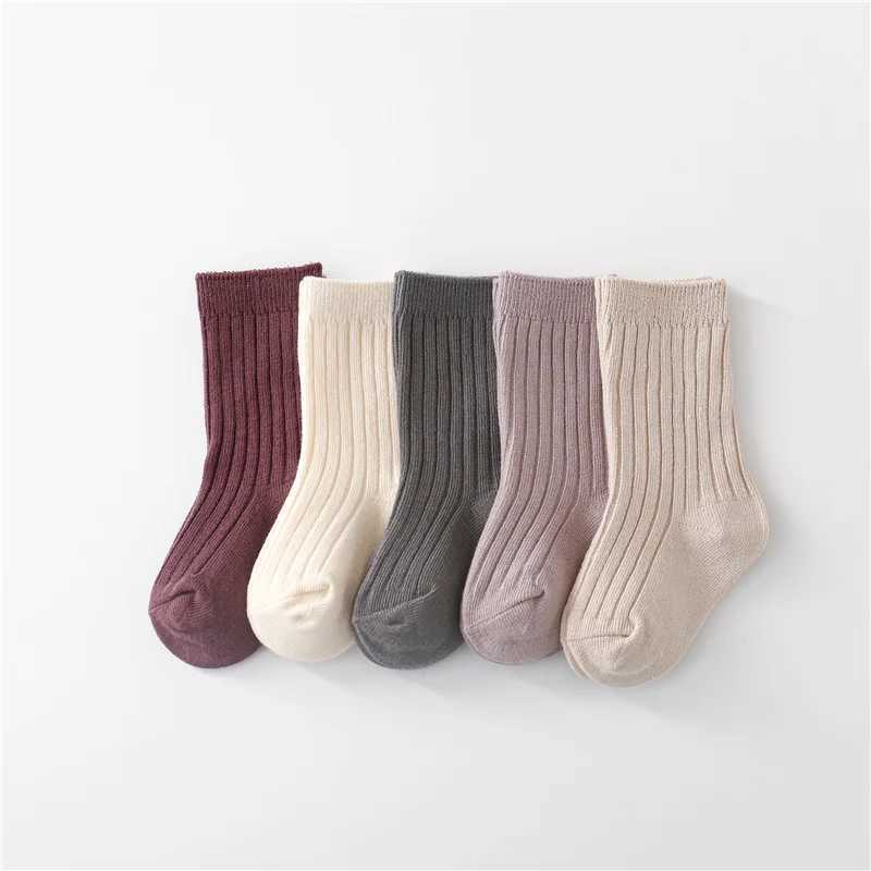 Lawadka 5Pairs/lot Baby Girls Boys Socks Cotton Soft Childrens Socks Korean Style Socks For Girls Boys Spring Autumn 0-5Years CL240824