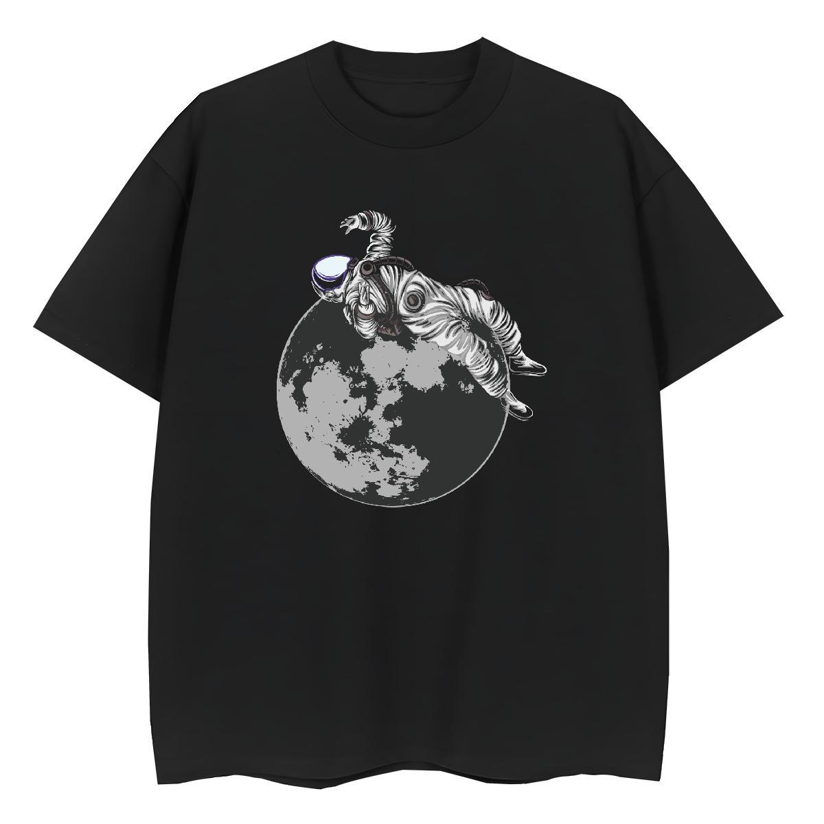 Designer Women Tshirts 230g Pure Cotton universe Daily Wear T Shirts Women Breathable Short Sleeve Customized Print Top Tees