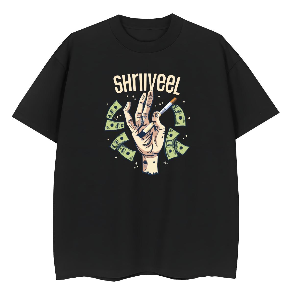 Cool Mens T Shirts 230g Cotton skull Hip Hop Plus Size Custom Round Neck Short Sleeve Men Tees Designer Fashion Tops Tees