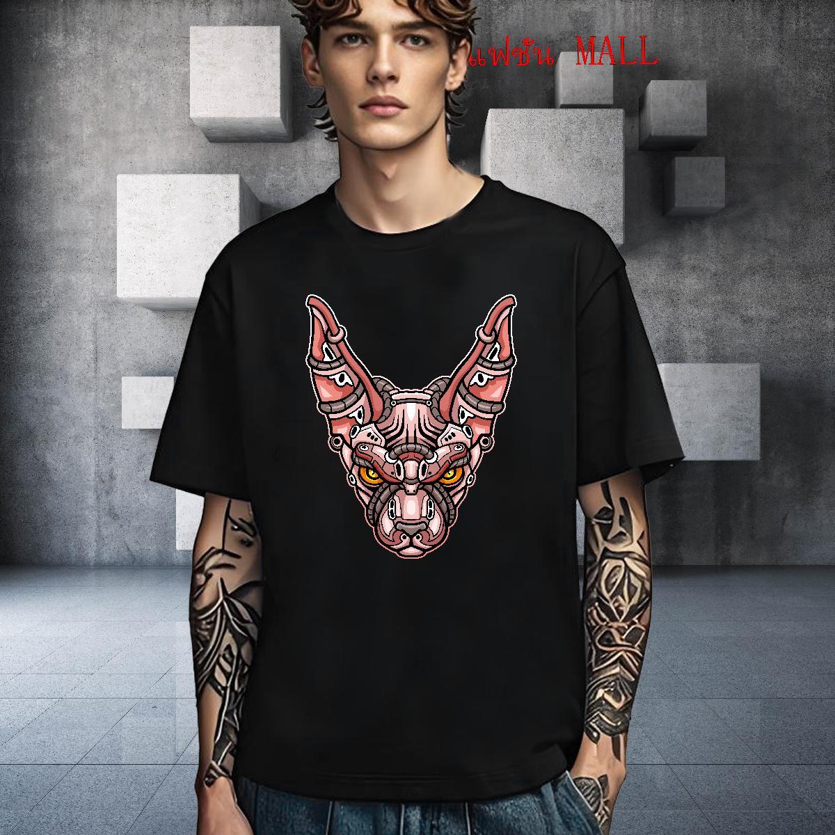 Loose Man T Shirts 230g Cotton ET Sports Casual Floral Print O Neck Short Sleeves Men Tshirts Free Shipping Tops Shirt