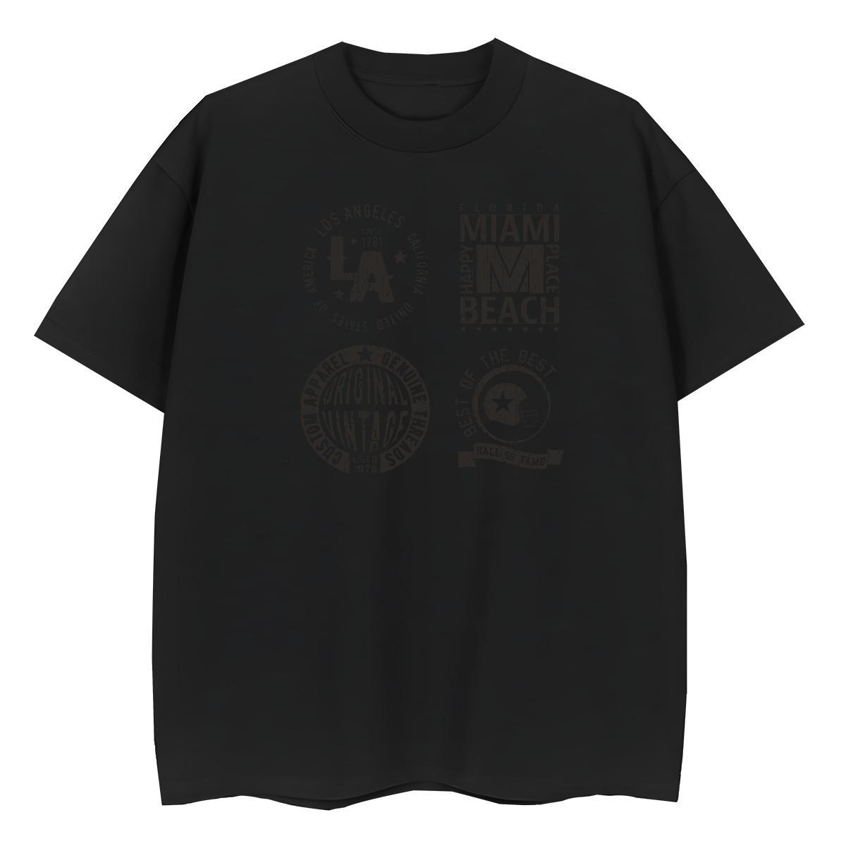 Comfortable Lady T shirt 230g Cotton letter Home Outdoor Womens T Shirts Round Neck Short Sleeve Oversized Tops
