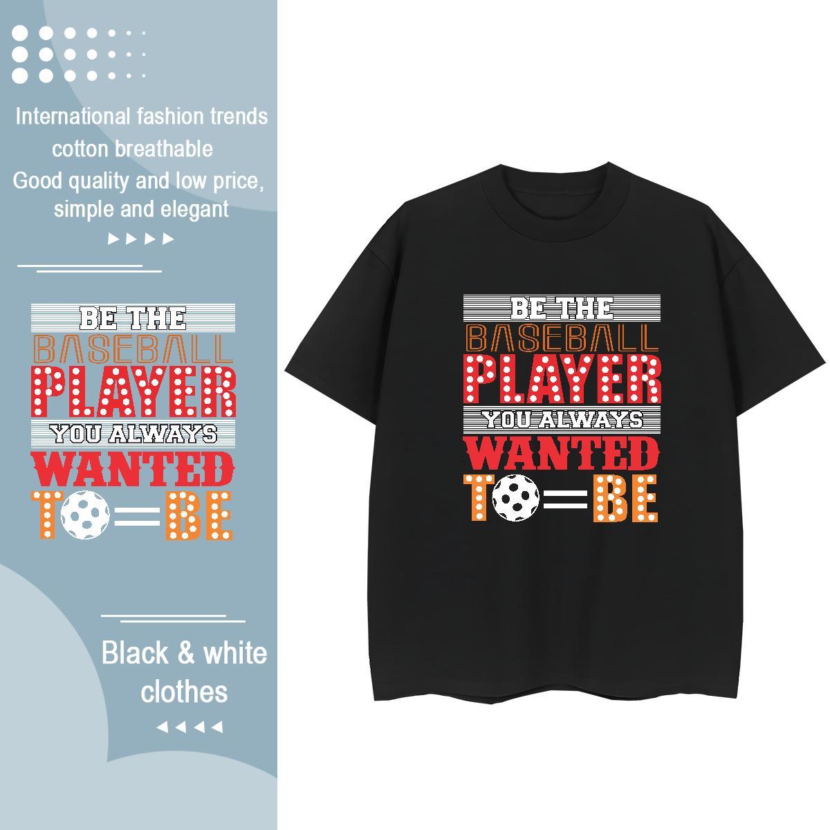 Designer Nice Women Tees 230g Pure Cotton baseball Hip Hop Street T Shirt For Woman Breathable Short Sleeve Custom Printing Tops Shirt