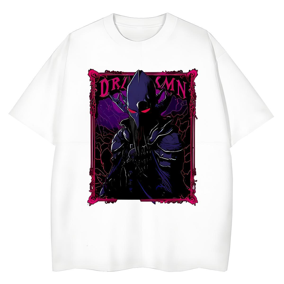 Unisex Women Tees 230g Cotton scare Hip Hop Street Women T Shirts Breathable Crew Neck Floral Print Tops Tees