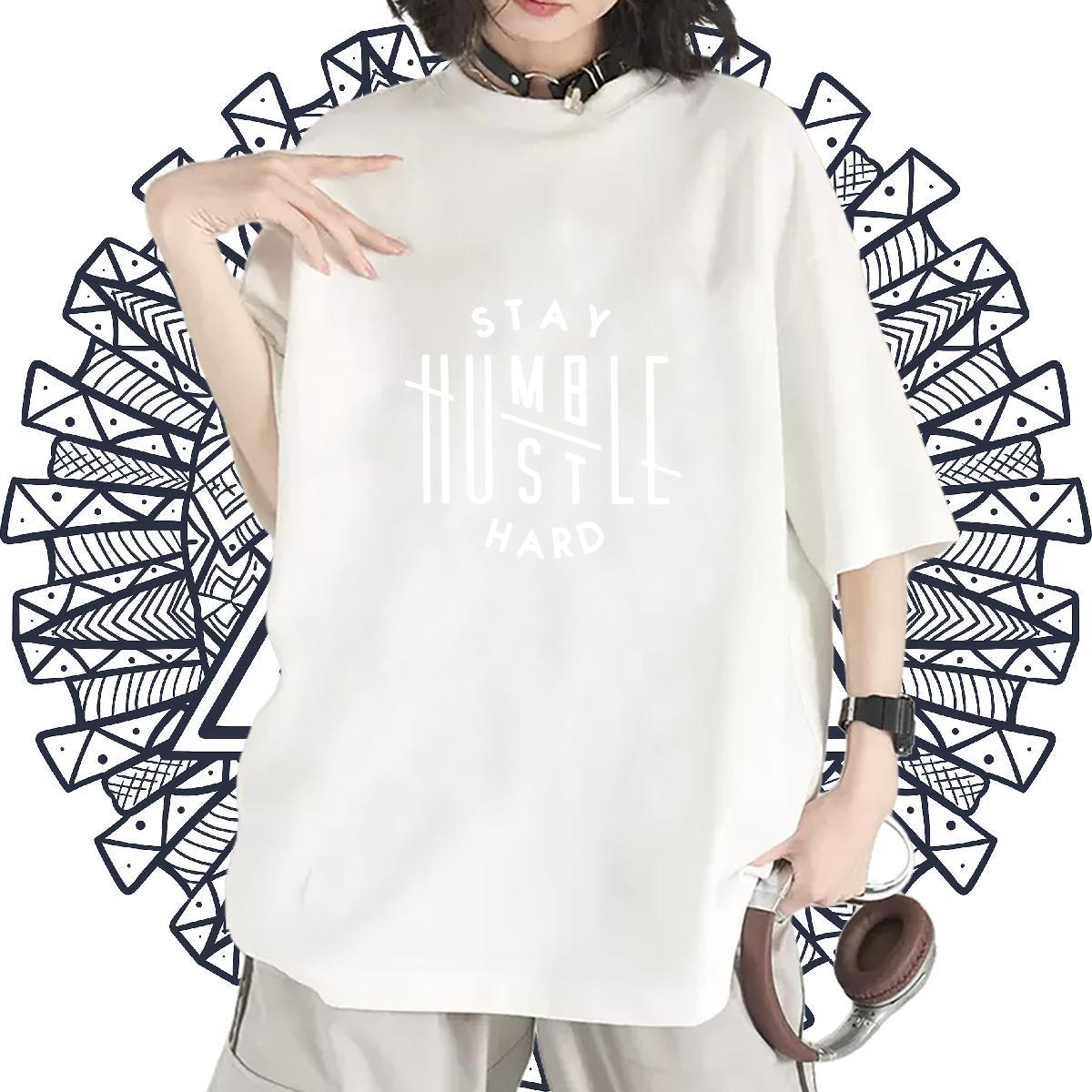 Lady Unisex Tshirts 230g Pure Cotton letter Summer Casual Women T Shirts O Neck Short Sleeves DIY Logo Tees
