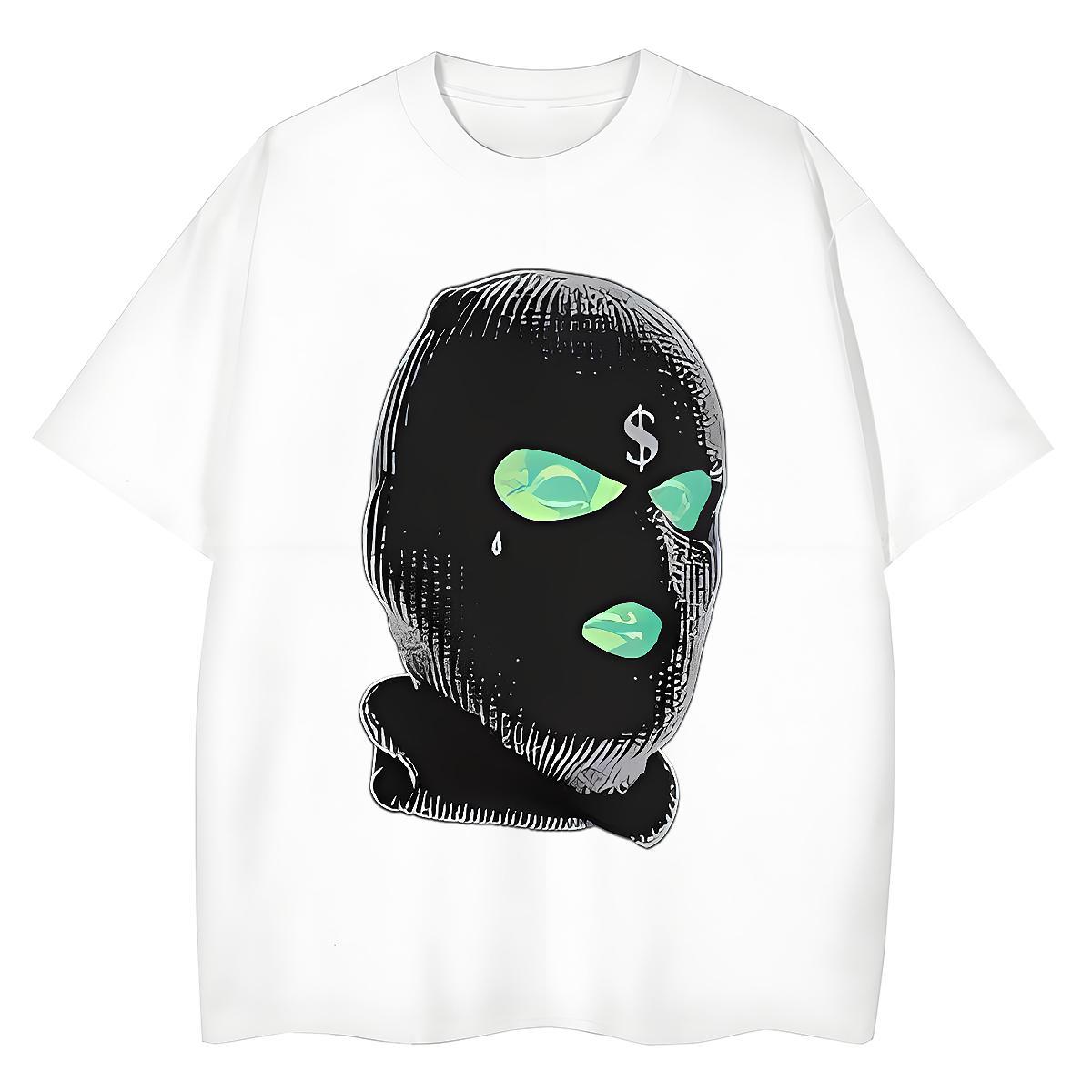 Brand T Shirts Men 230g 100% Cotton portrait Street Casual Asian Size Short Sleeve Soft Tshirt for Man Woman Wholesale Tee Shirt