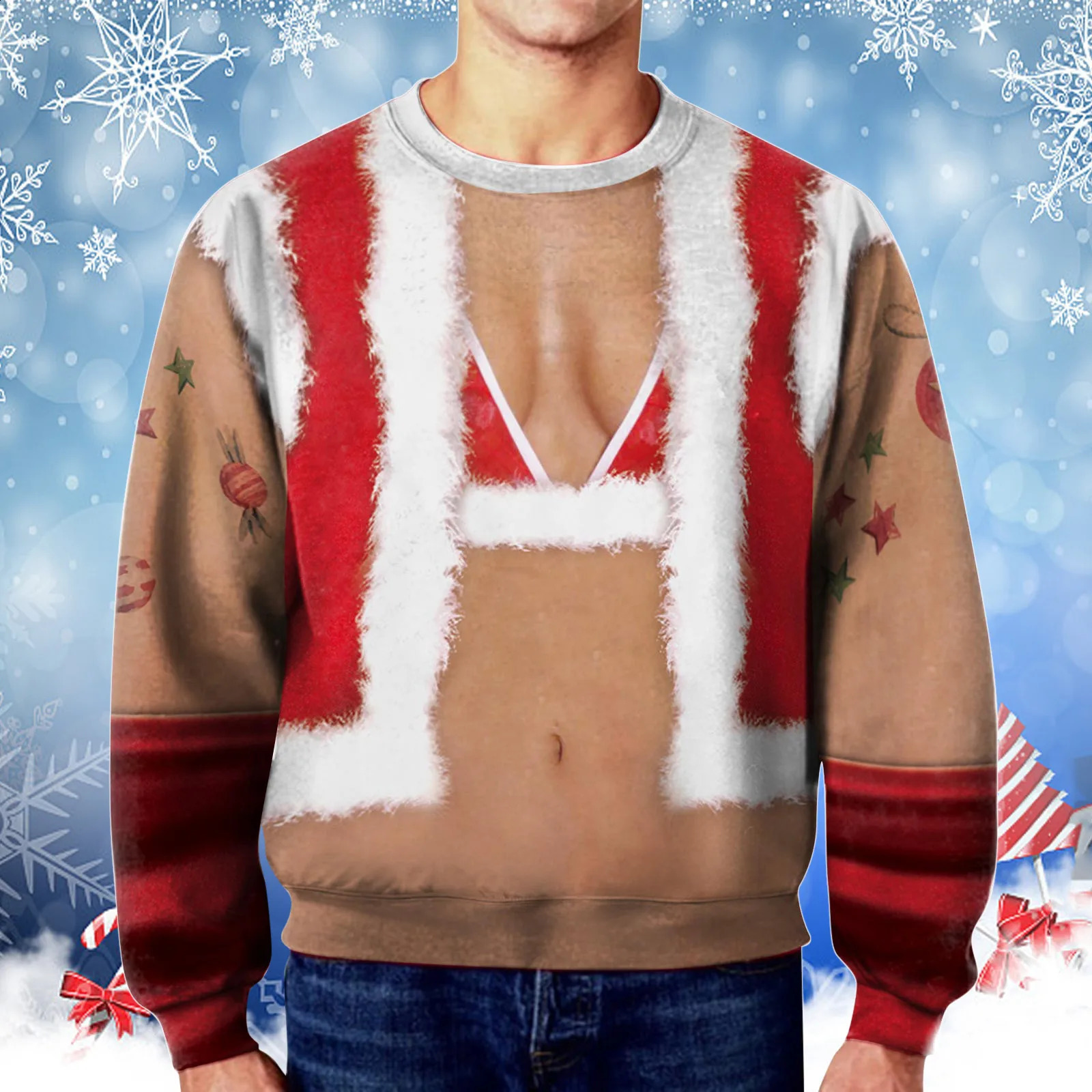 Autumn Winter Sweaters Jumpers Tops Unisex Ugly Christmas Sweater For Men Women 3D Funny Print Pullover Hoodies Sweatshirts 240823