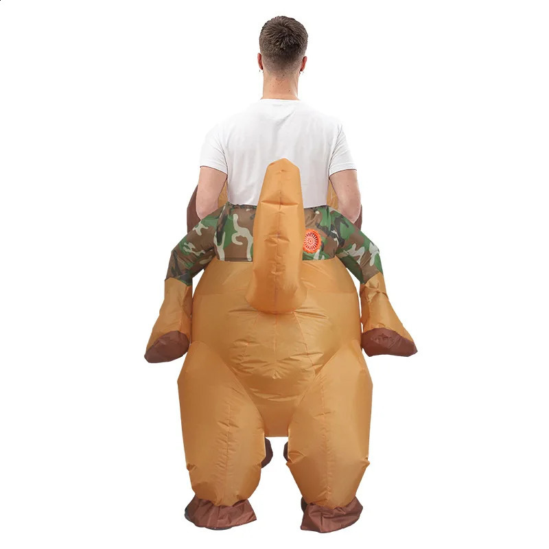 Womens puppy riding inflatable costume roleplaying fun air blowing dog set party fancy dress Halloween carnival props 240823