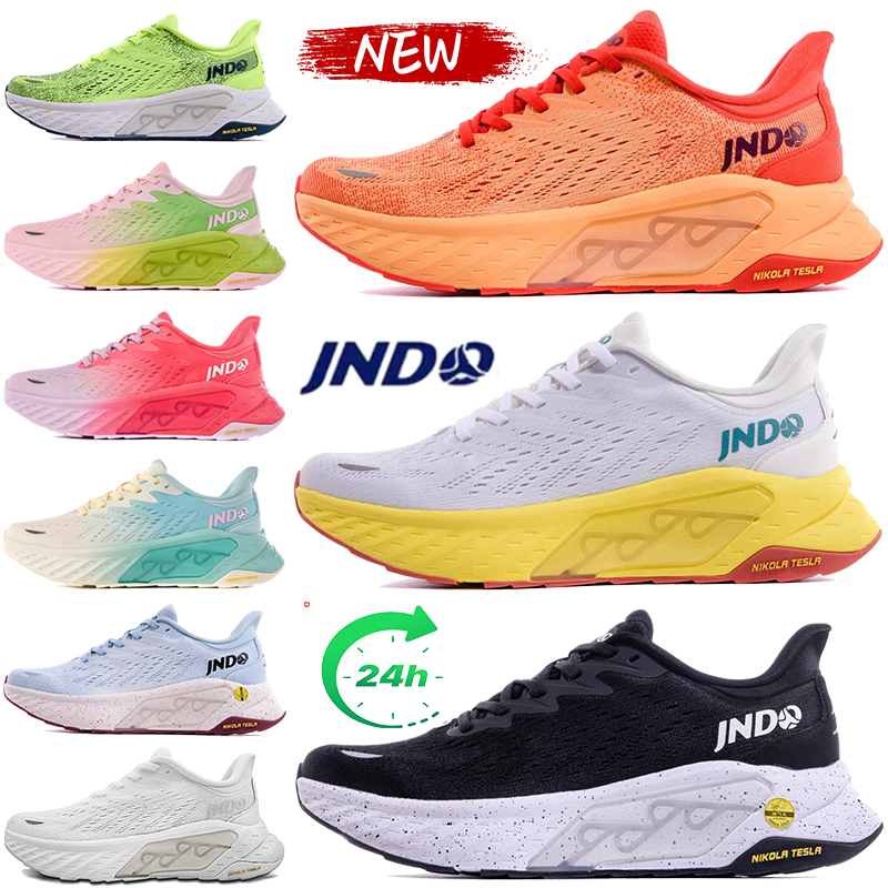 Designer JNDO Whale Leaping Glow in the dark Running shoes 2.0 men women sneakers triple black Sunrise White Yellow Flame seaweed Light Blue outdoor mens trainers