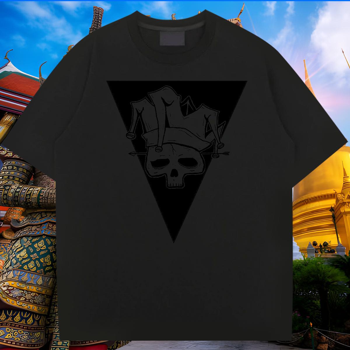 Wholesale Man T Shirts 100% Cotton 230g skull Casual Beach Oversized 3XL 4XL Breathable Men Tshirts New Arrival Polos