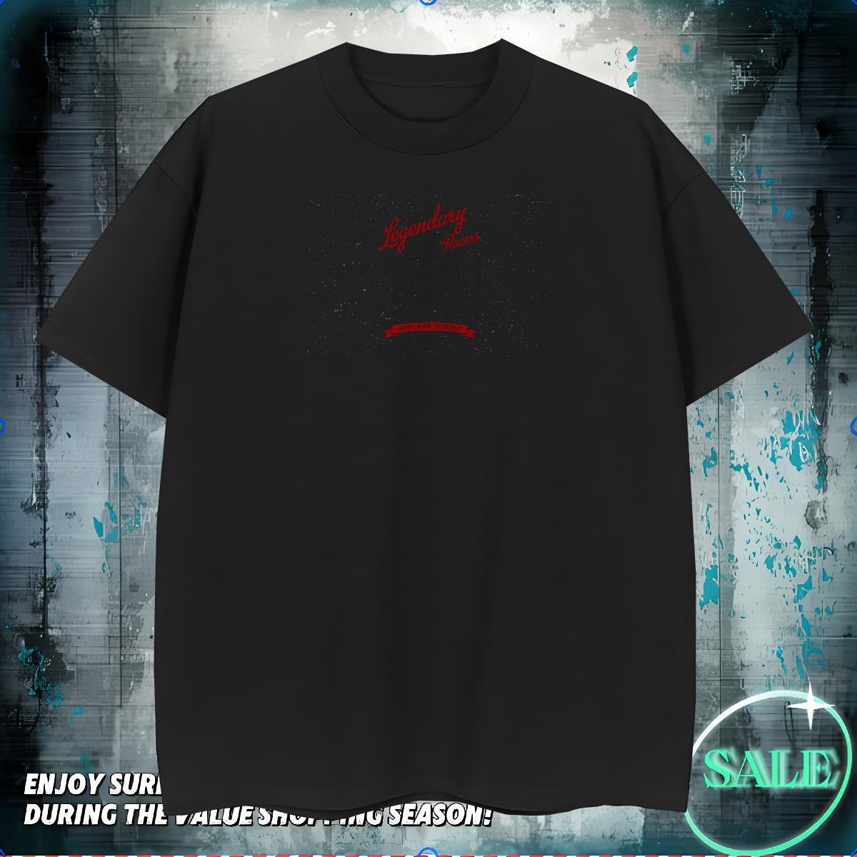 Wholesale T Shirts Men 100% Cotton 230g Motorcycle Summer Casual Black White Short Sleeve O-Neck Men Tees Classic Casual Clothes
