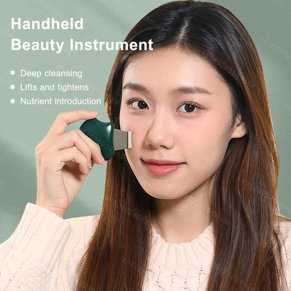 Skin Scrubber Blackhead Removal Facial Massage Skin Scrubber Deep Face Cleaning Peeling Facial Lifting Cleaner Acne Beauty CL240824