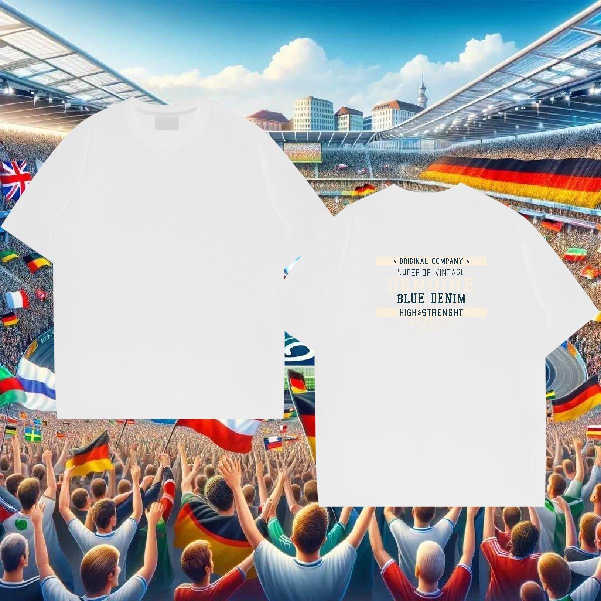 TOP Quality T Shirt For Man 230g Cotton letter Daily Outfit Custom Cartoon Breathable Short Sleeve Tshirts Factory Direct Top Tees