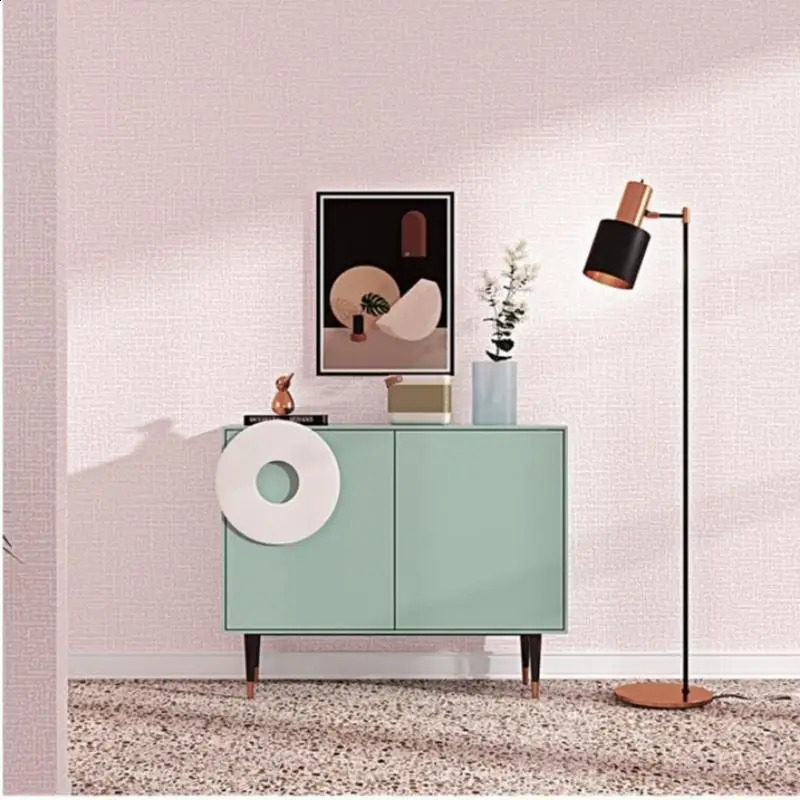 50cmX10m Linen 3D Foam Self-adhesive PVC Solid Color Thickened Waterproof Background Wall Renovation Wallpaper Wall Stickers 240823