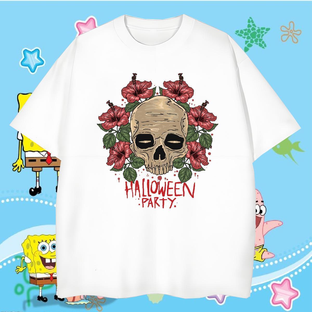DIY Customized Men Tshirts flower Daily Outfit 230g Cotton Top Tees Breathable Short Sleeve Wholesale Men T Shirts Plus Size Custom
