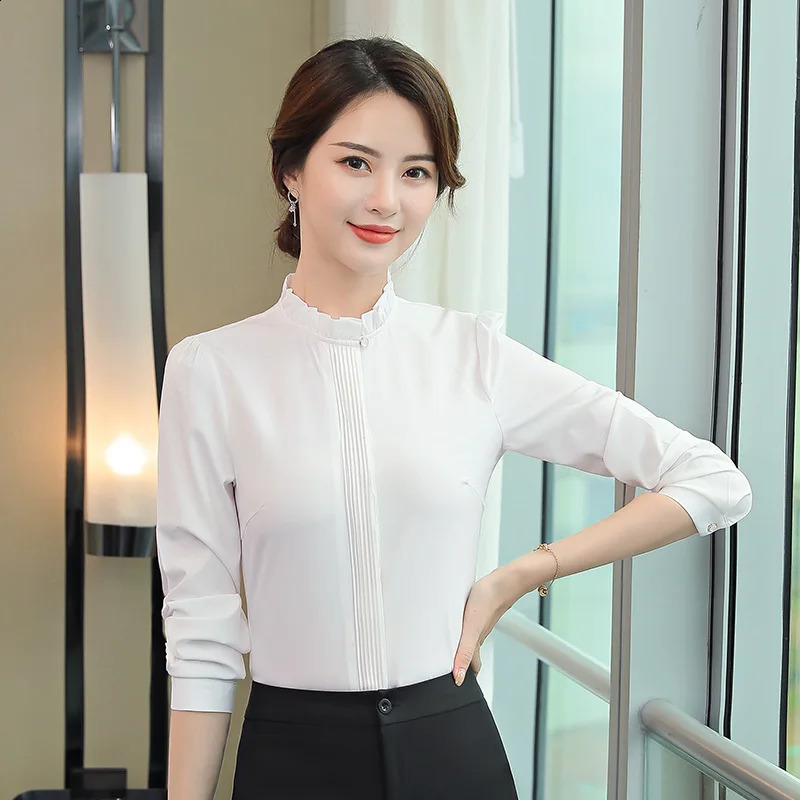 8826 el Reception Work Clothes Autumn Suit Coat Business Formal Wear Waiter 240823
