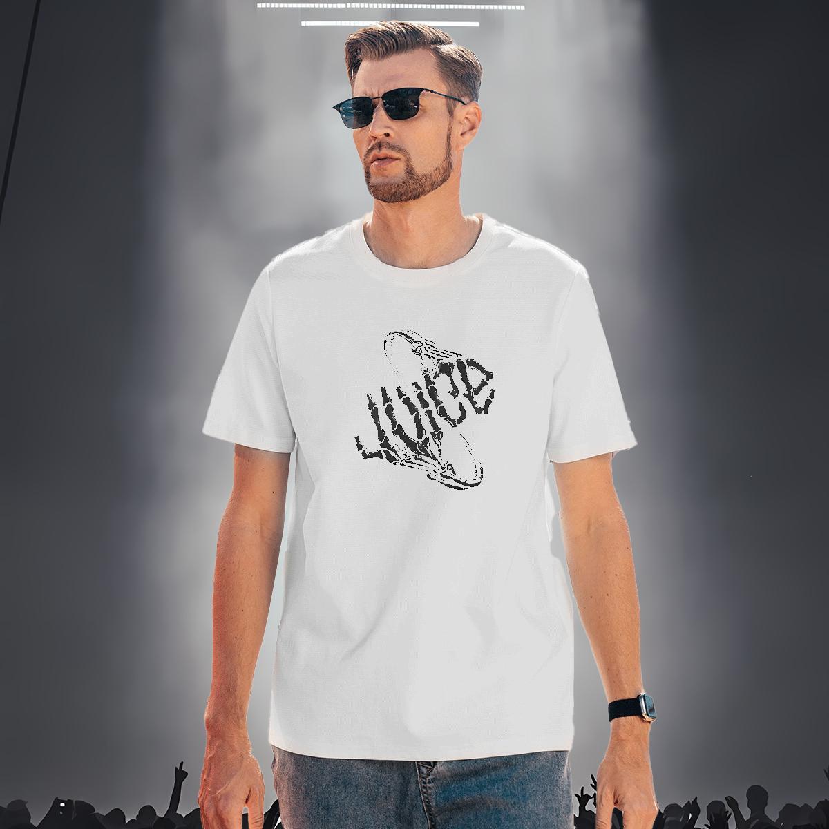 Popular T Shirt For Man 100% Cotton 230g skull Street Casual Anime Short Sleeve O-Neck Mens Tshirts 2024 New Clothes