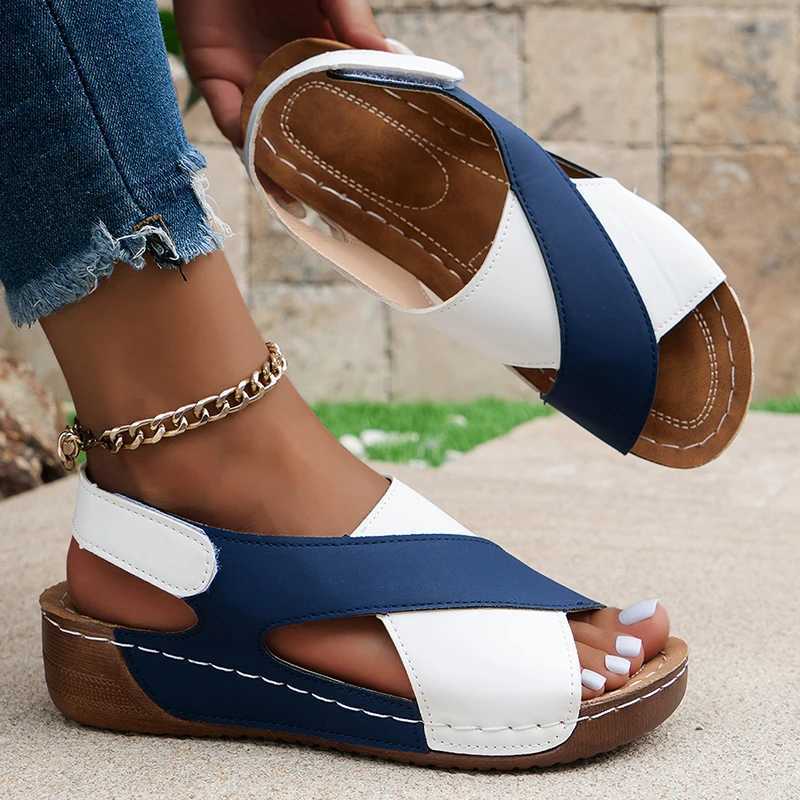 High Quality Summer Sandals Women Shoes Woman Beach Sandals For Women Wedge Womens Shoes Open Toe Sandal Women Female Footwear T241227
