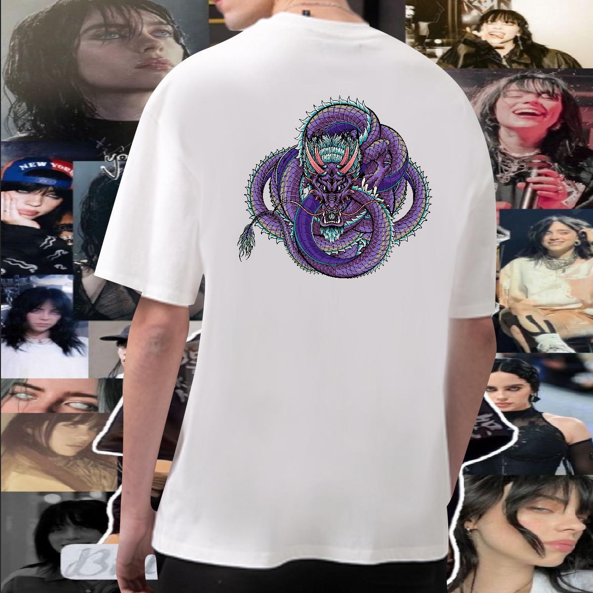 Wholesale Man T Shirts 230g 100% Cotton fierce Daily Wear Skull Short Sleeve O-Neck Couples T Shirts Classic Tops