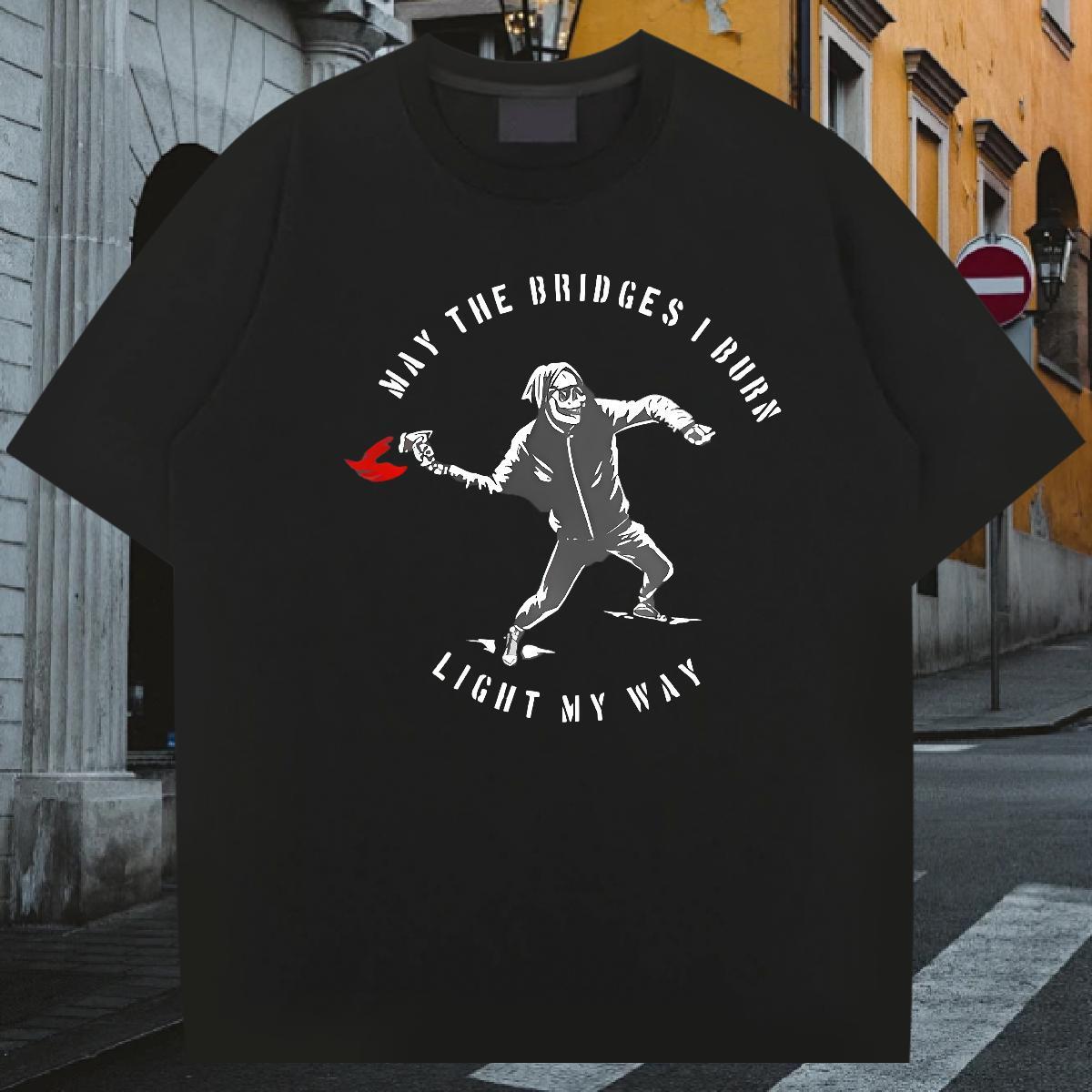 Unisex T-Shirts 230g Pure Cotton skull Summer Casual Custom Print Oversized O-Neck Short Sleeve Men Tops Tees Fashion Designer Tees Shirts