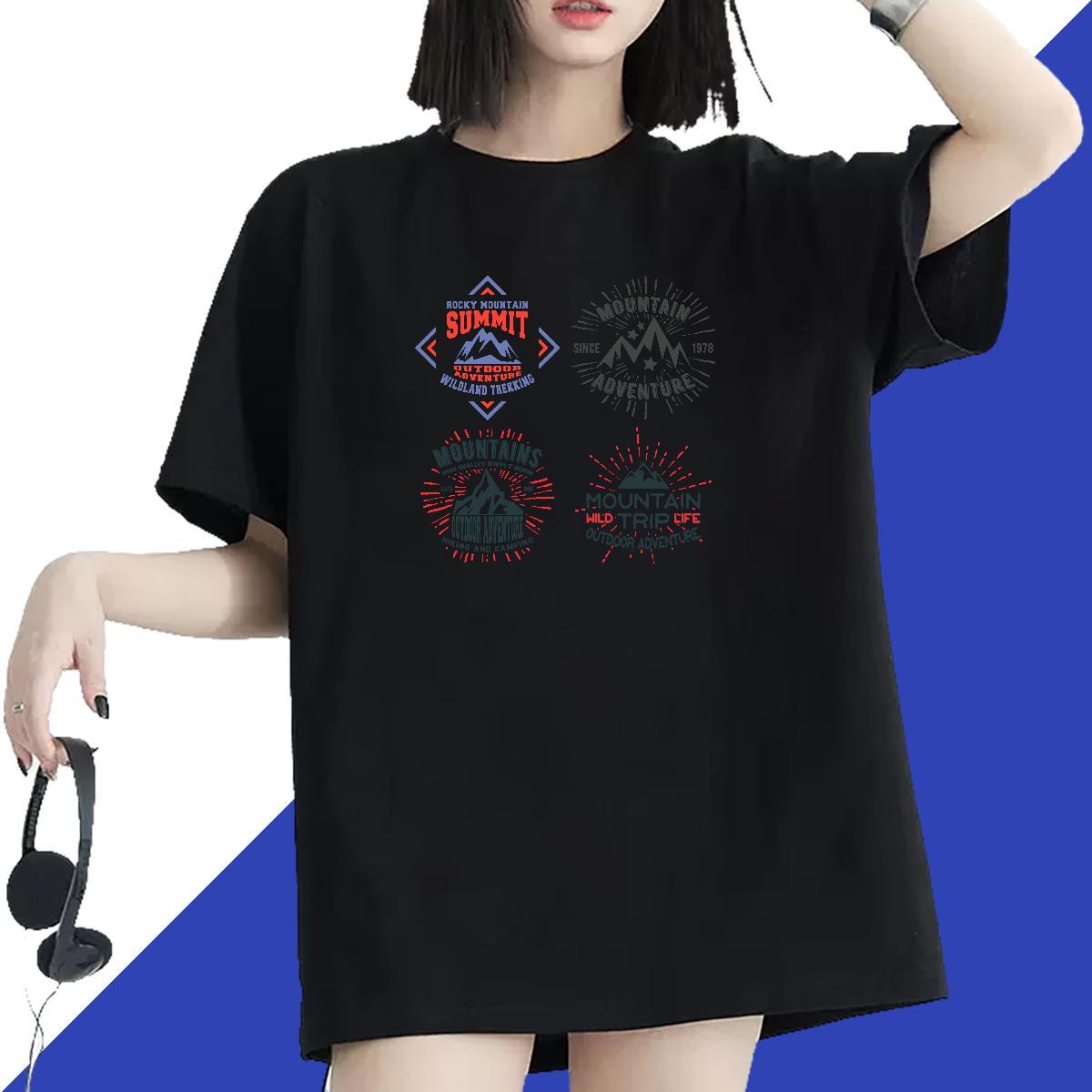 Designer Women Tees 230g 100% Cotton letter Summer Casual T shirt Round Neck Short Sleeve Skull Top Tees