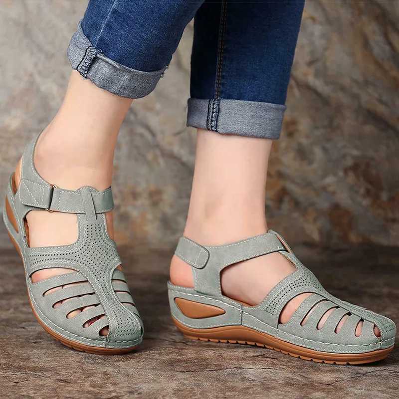 New Arrival Women Sandals Bohemian Style Summer Shoes For Women Summer Sandals With Heels Gladiator Sandals Women Elegant Wedges Shoes T250217