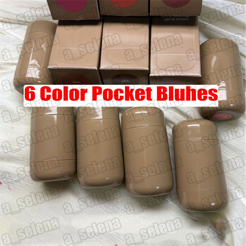 6 Colors Face Pocket Blush Makeup Stick Piggy Freckle Toasted Teddy Sleep Girl Juice Box Spicy Marg Cosmetic 5.3g