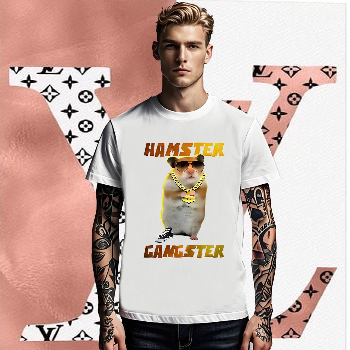 Free Shipping Men Tops Tees mouse Street 230g Pure Cotton Tees Shirts Breathable TOP Quality T-Shirts Customized