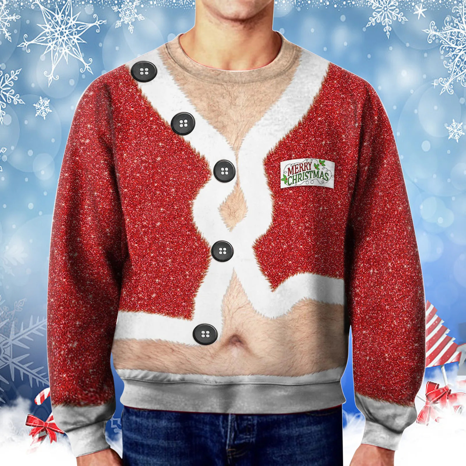 Autumn Winter Sweaters Jumpers Tops Unisex Ugly Christmas Sweater For Men Women 3D Funny Print Pullover Hoodies Sweatshirts 240823