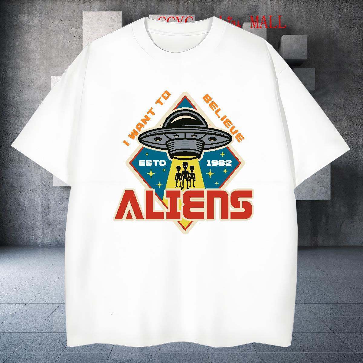 Designer T Shirt For Man 100% Cotton 230g ET Summer Casual DIY Printed Round Neck Short Sleeve Tshirt for Man Woman 2024 Tshirts