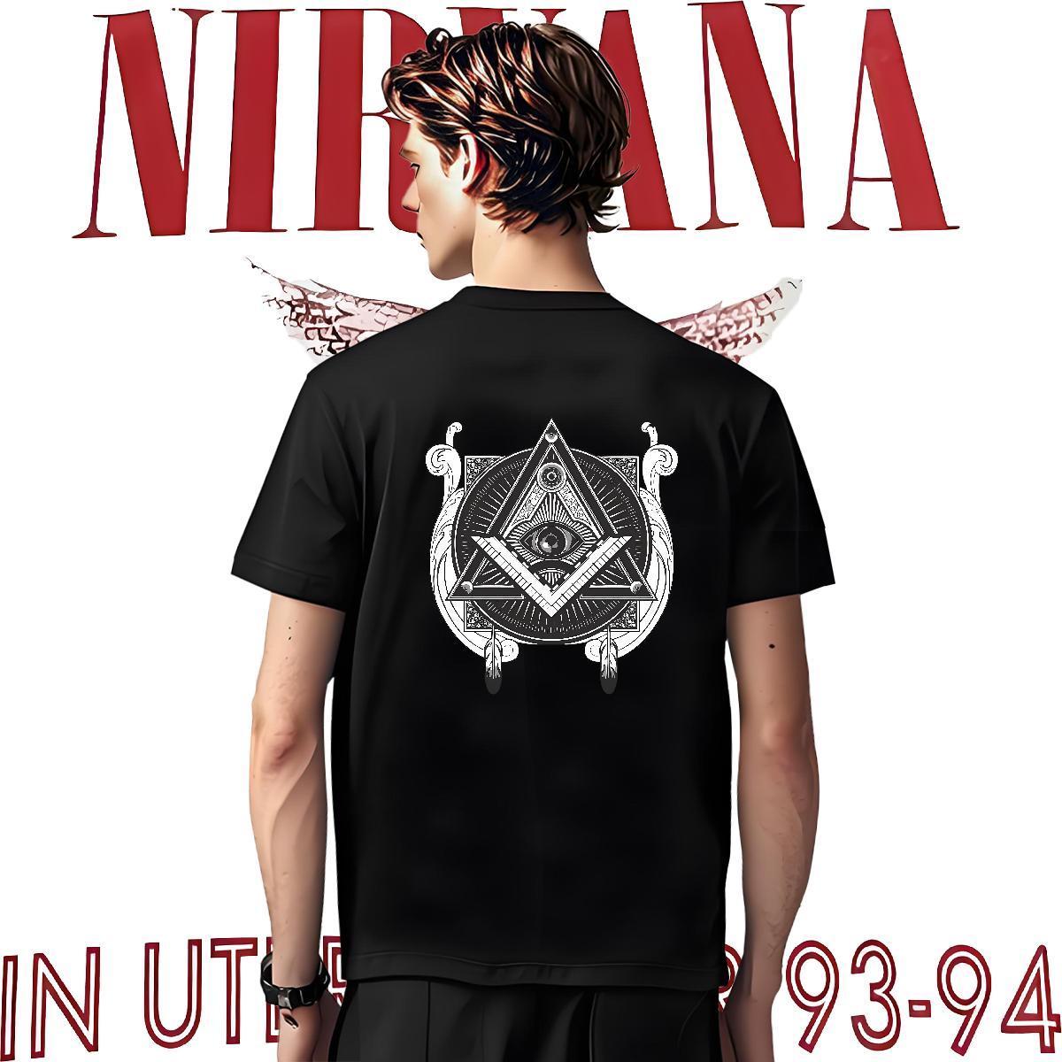 Loose Fit T Shirts Men 230g 100% Cotton eye of the devil Home Outdoor Customized Print Short Sleeve Soft Tshirt for Man Woman New Designer Tees