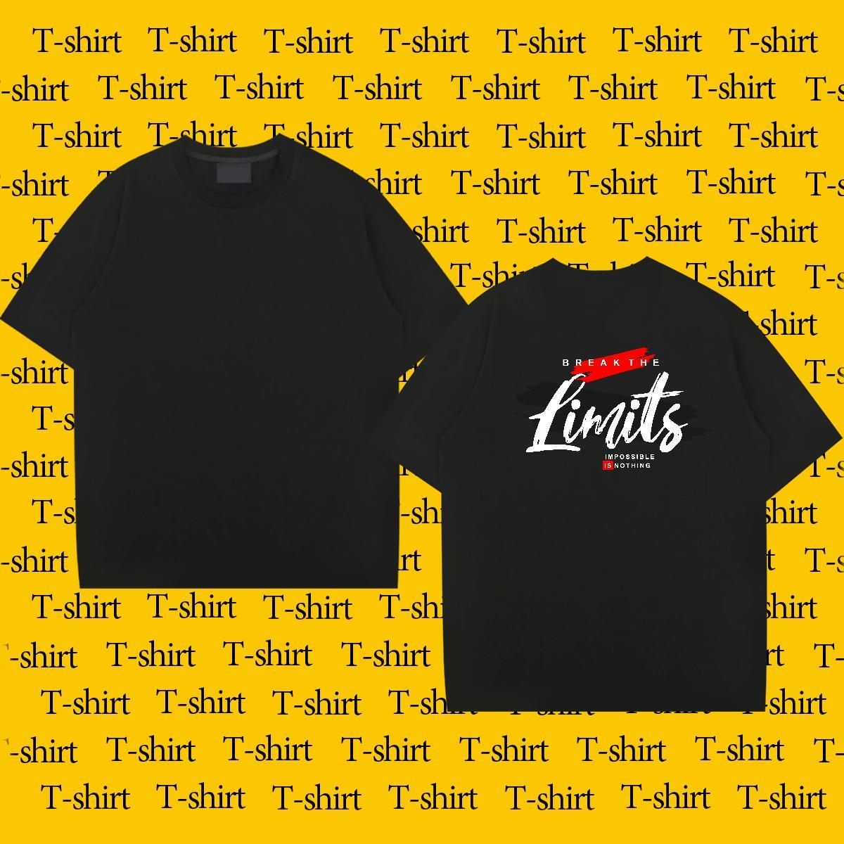 Free Shipping Men T Shirts 100% Cotton 230g letter Street wear Hip Hop Custom Big Size Crew Neck Breathable Couples T Shirts Wholesale Tops Shirt