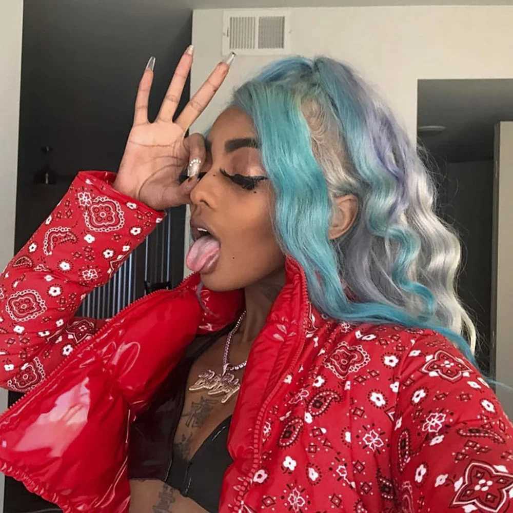 Women's Down Parkas Women Shiny PU Camouflage Puffer Jacket Winter Camo Bubble Coats Zip Paisley Leather Patchwork Parkas Down Both Side Wear Y24