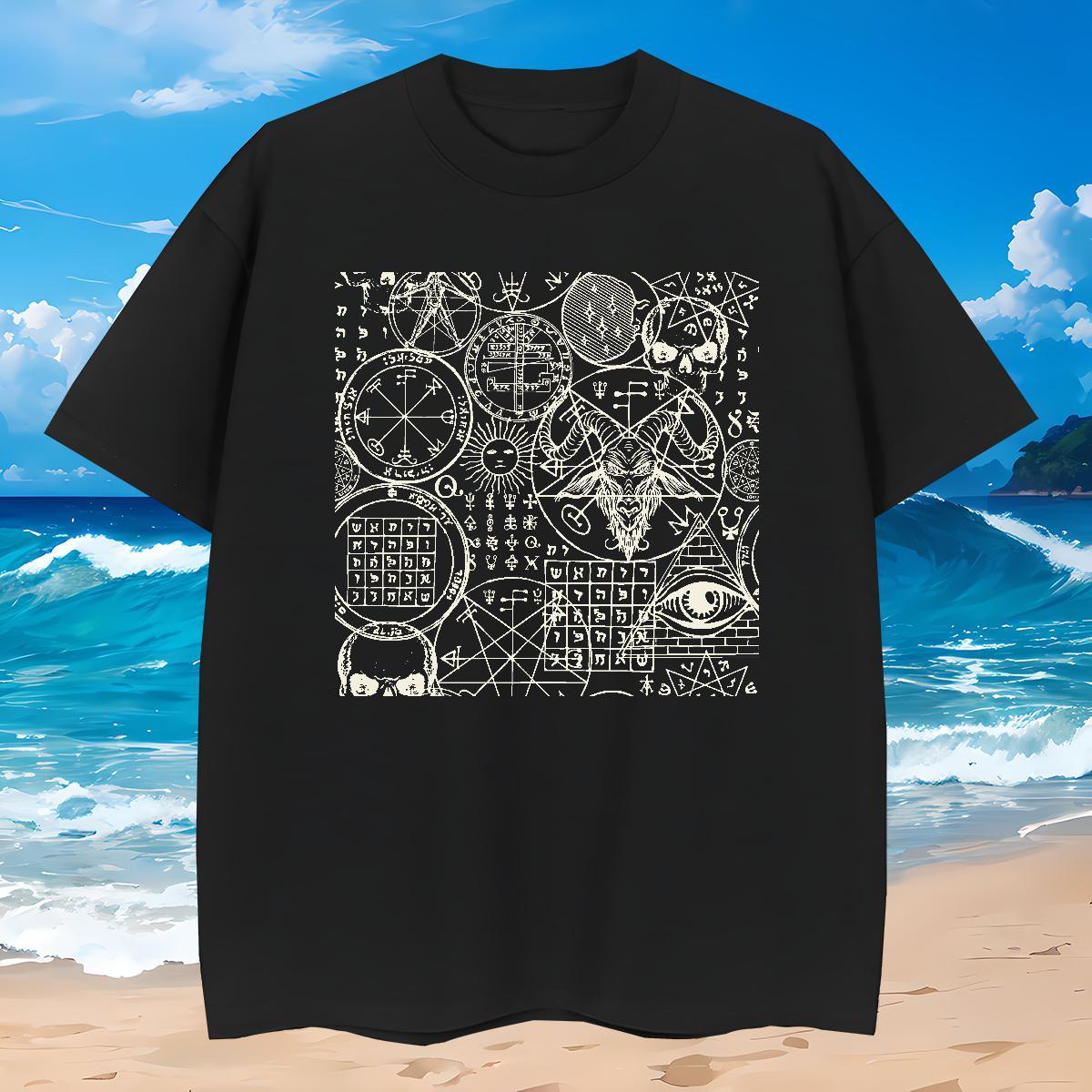 Classic T-Shirts 230g 100% Cotton skull Casual Daily Wear Custom Print Oversized Breathable Crew Neck Couples T Shirts DIY Customized Polos