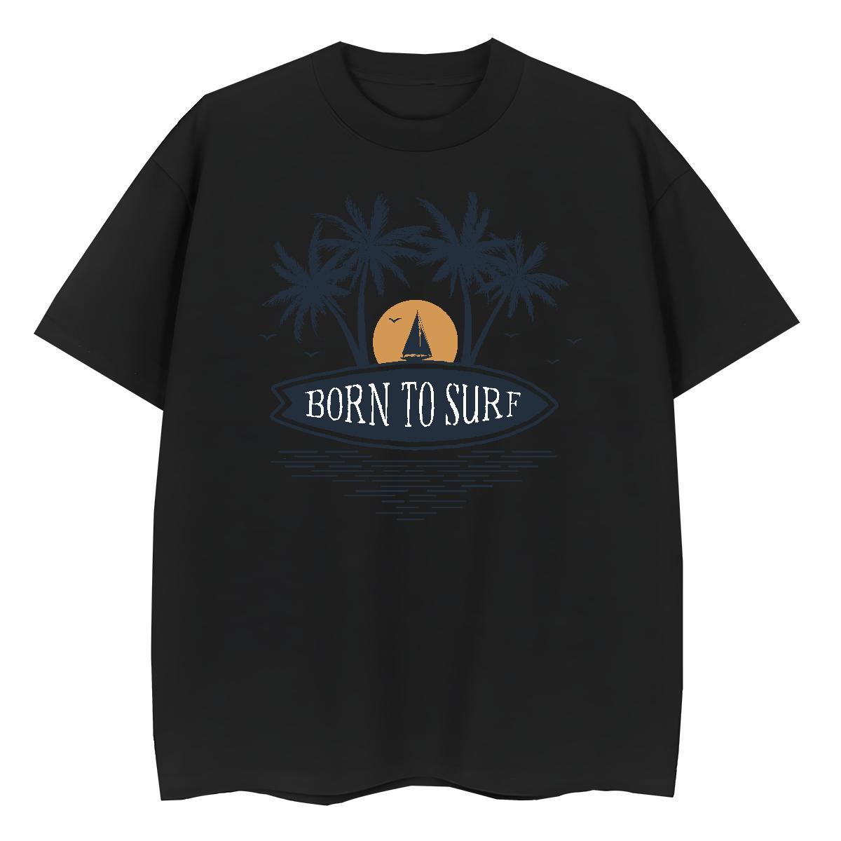 Free Shipping Men Tops Tees sea Street Wear 100% Cotton 230g Tshirts Breathable Short Sleeve Unisex Men T Shirts Custom Print Oversized