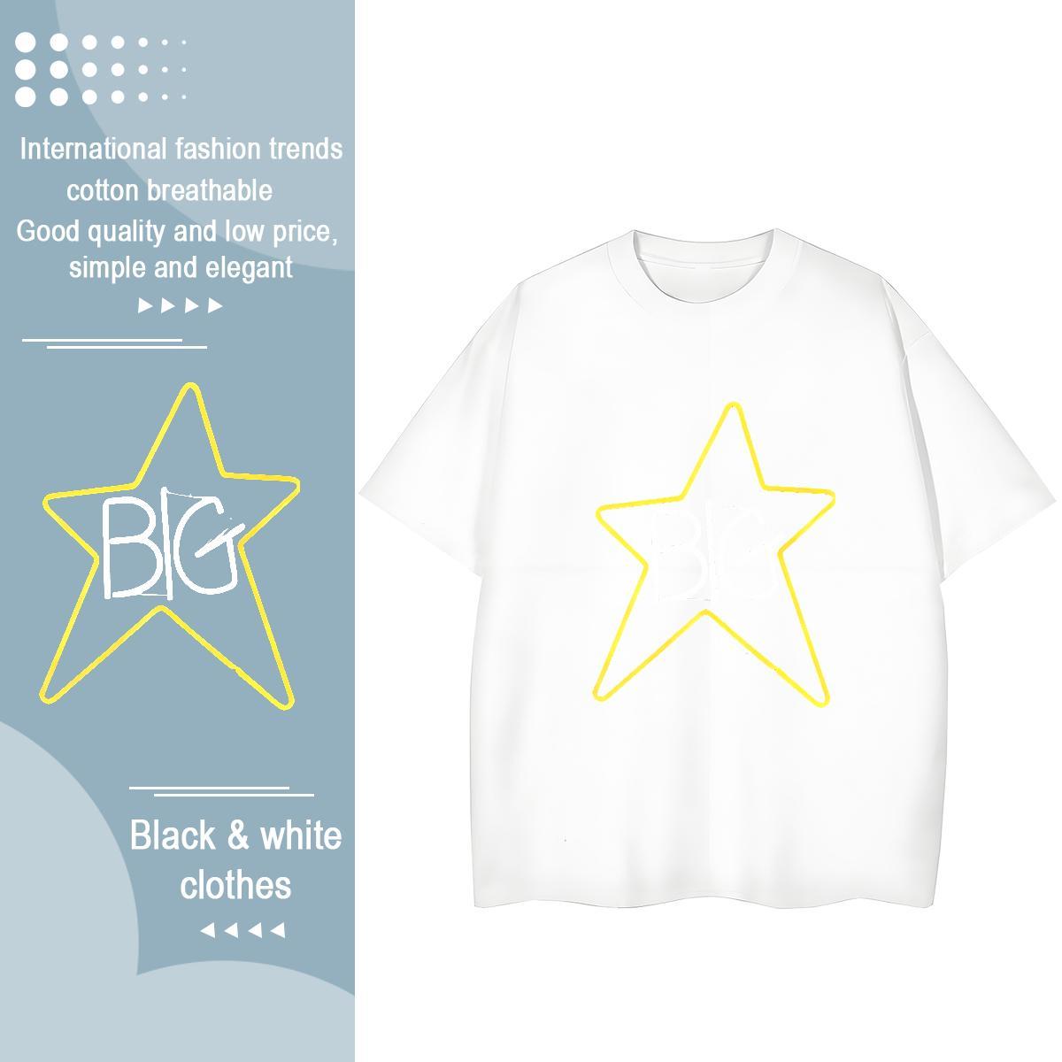 Designer Woman Tshirt 230g Cotton letter Home Outdoor Woman T Shirts Short Sleeve O-Neck Customized Print Clothings