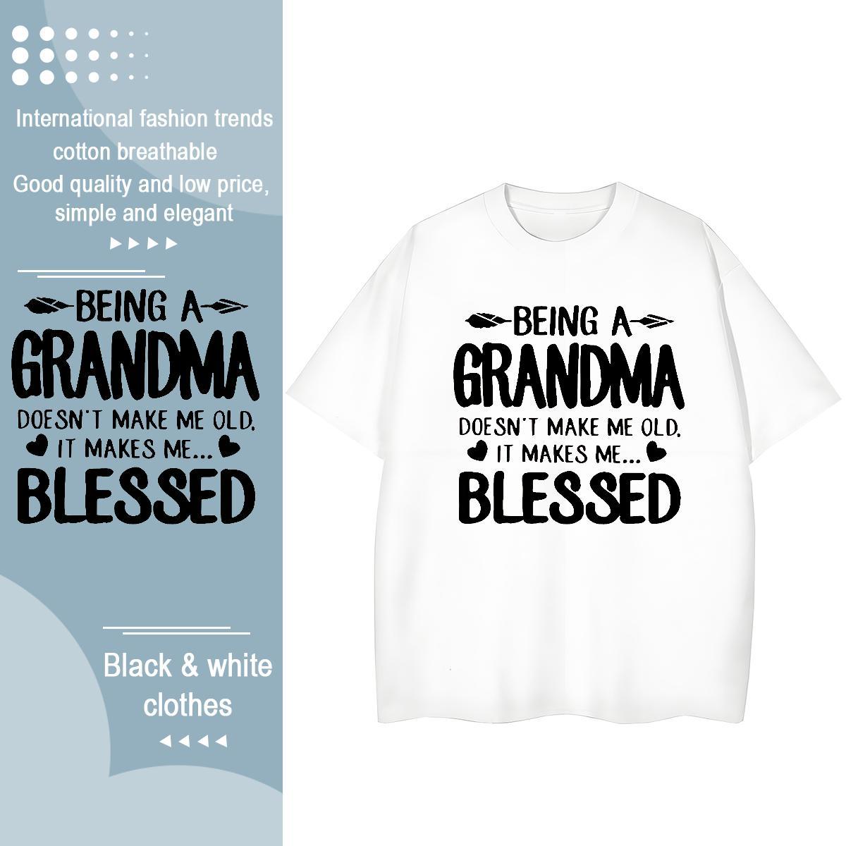 Soft Couples T Shirts 230g Cotton letter Daily Wear T-Shirts for Women Breathable Crew Neck White Plus Size Tees Shirts
