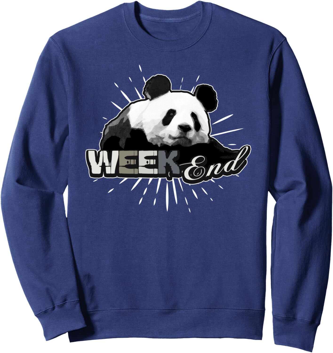 Long Sleeve Shirts For Men Sweatshirt Weekend Sleeping And Relax Panda Funny Animal Gift Sweatshirt T Shirt Tee Streetwear Casual Tops Clothes Free sh