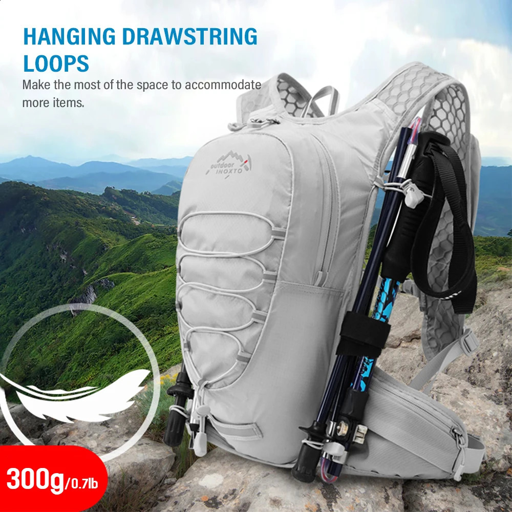 12L bicycle moisturizing backpack lightweight cycling vest outdoor running camping mountain equipment 240823