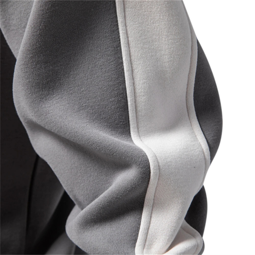 AIOPESON Mens Patchwork Quarter Zip Cotton-blend Sweatshirts Lightweight Casual Sport Pullover Sweatshirt for Men 240823
