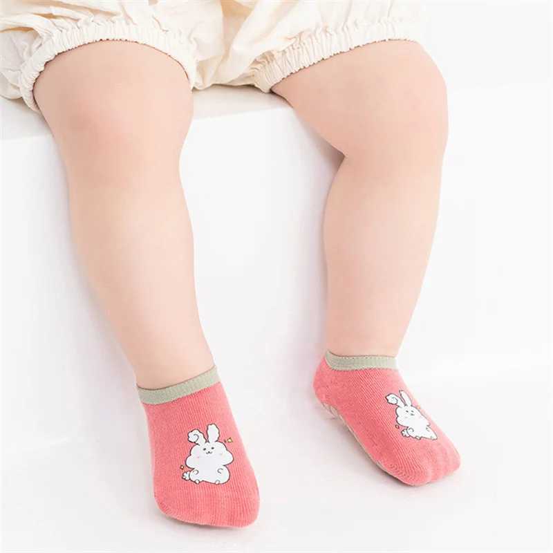 Lawadka 3Pairs/lot 0-5T Childrens Socks For Boys Girls Cotton Casual Print Spring Kids Boy Girl Non Slip Toddler Floor Socks CL240824