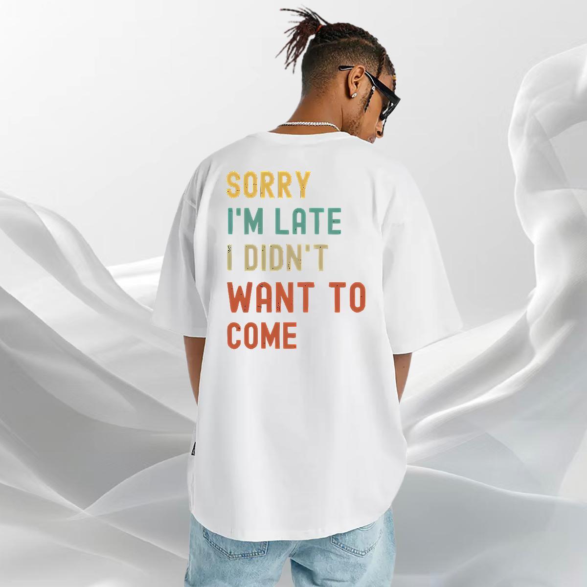 Comfortable T-Shirts 230g Pure Cotton letter Daily Outfit Plus Size Custom O Neck Short Sleeves Tshirts DIY Customized Tees Shirts