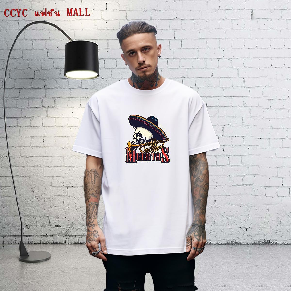 Cool Design T shirt 230g 100% Cotton skull Spring Summer DIY Anime Breathable Crew Neck Couples T Shirts New Designer Polos