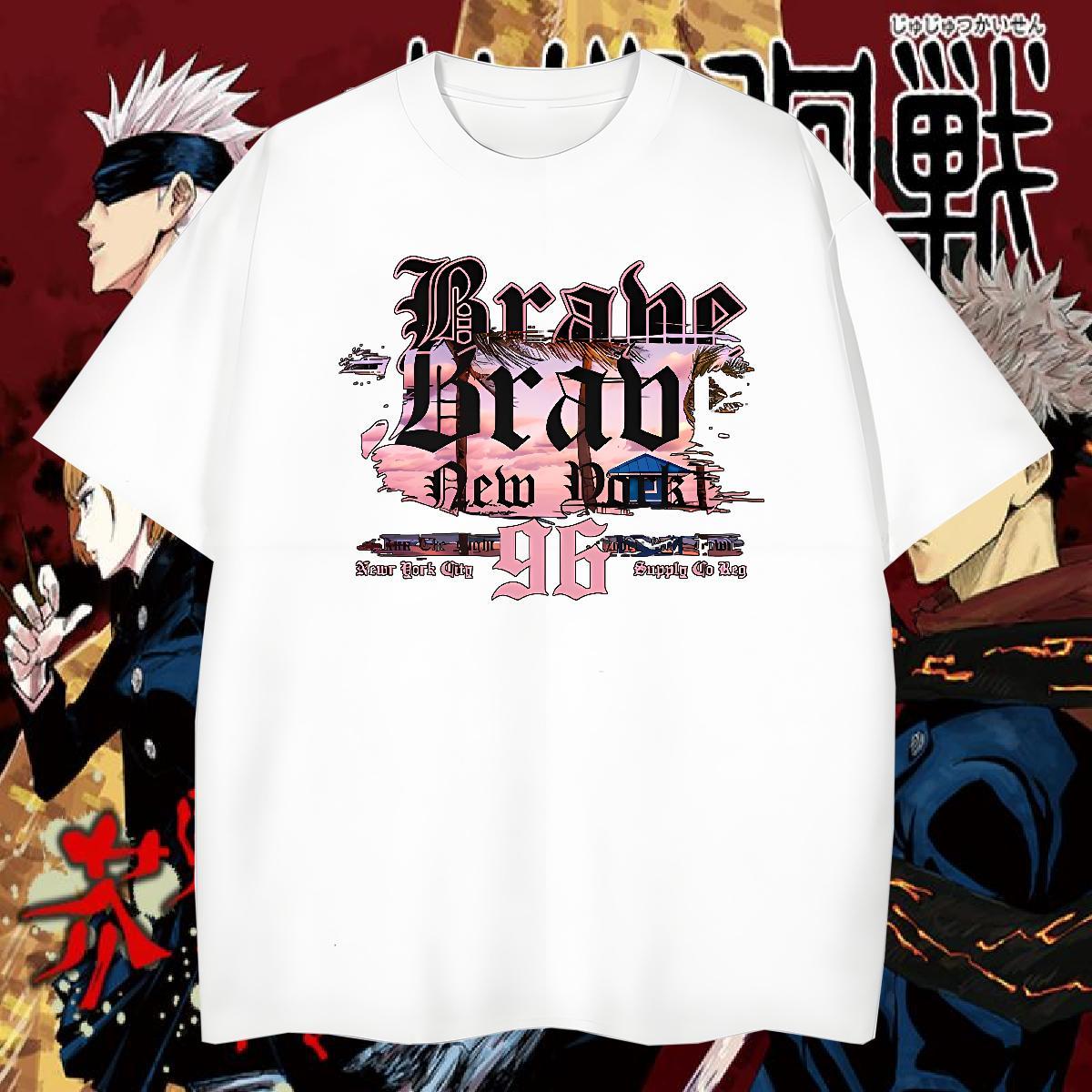 Designer Men Tshirts tree Daily Outfit 230g Cotton Top Tees Crew Neck Breathable High Quality T-Shirts for Men Anime