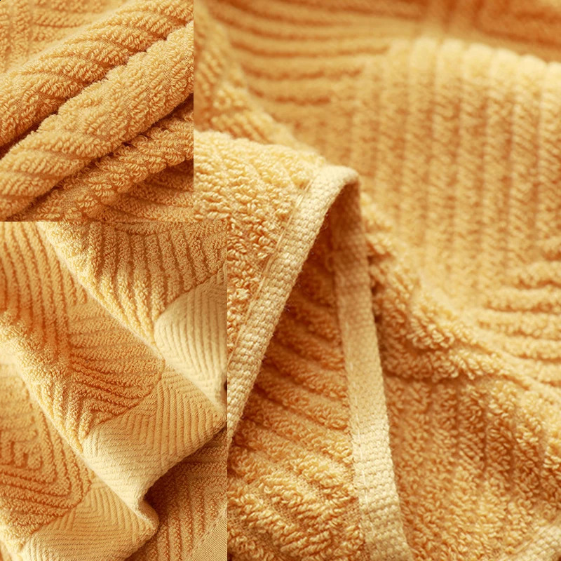 3Pcs 100% Cotton Bath Towels Set Soft Solid Color Women Large Face Towel Highly Absorbent Bathroom Towels Adults Hand Washcloths 240823
