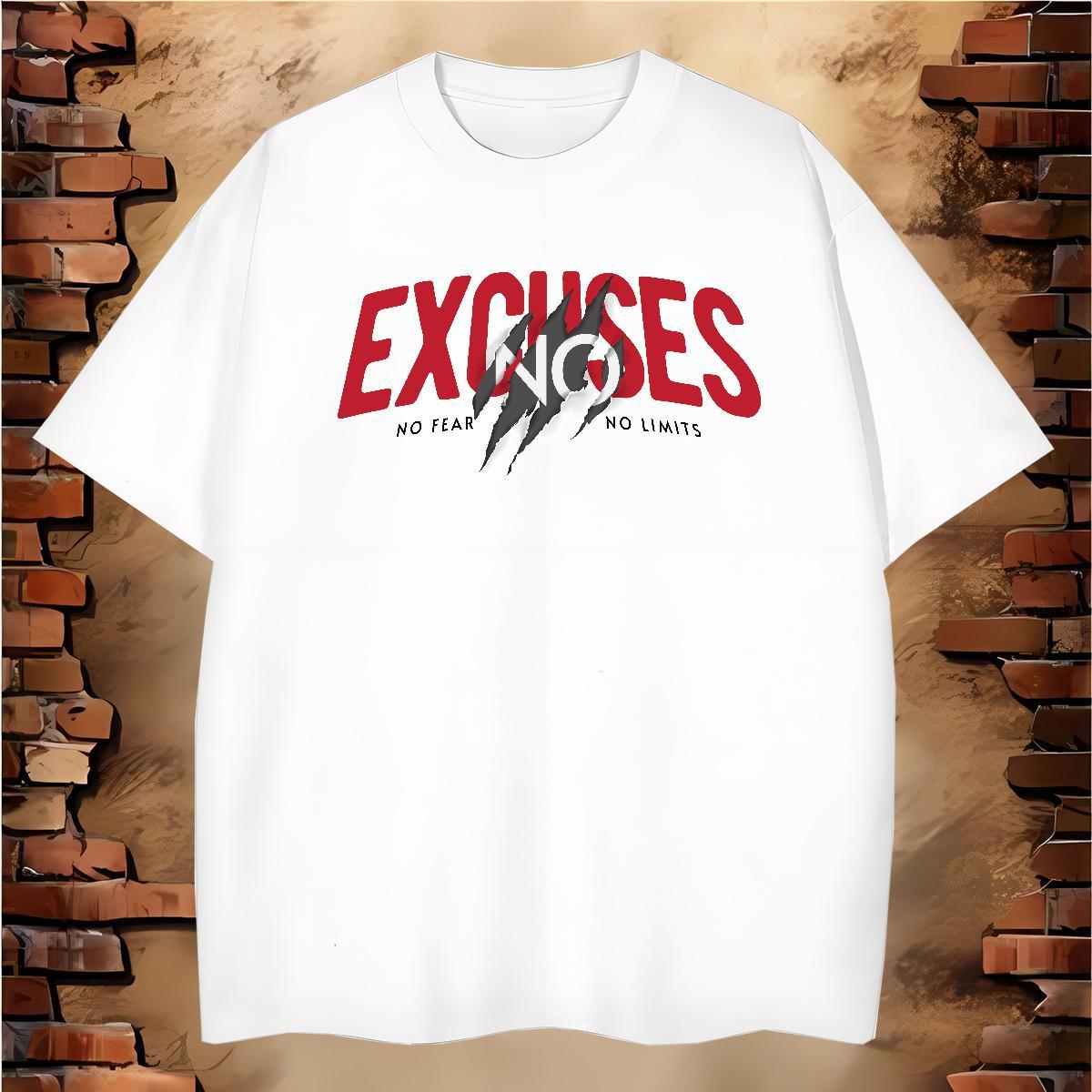 Cool T-Shirts 100% Cotton 230g letter Daily Outfit Oversized Crew Neck Men Tees Fashion Clothings