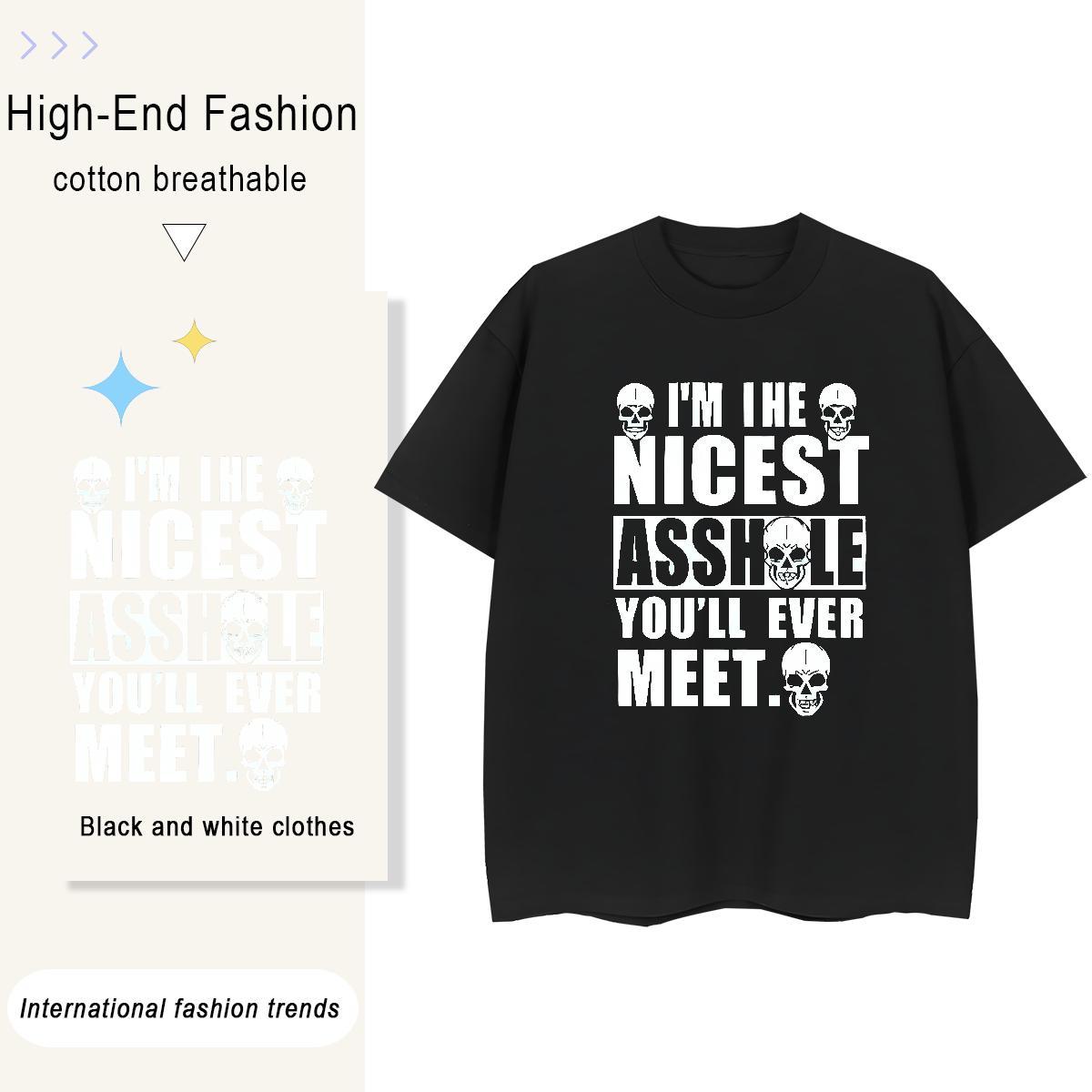 5A Tshirt for Man Woman 230g Pure Cotton letter Sport T-Shirts Breathable Soft Anime Print Tees