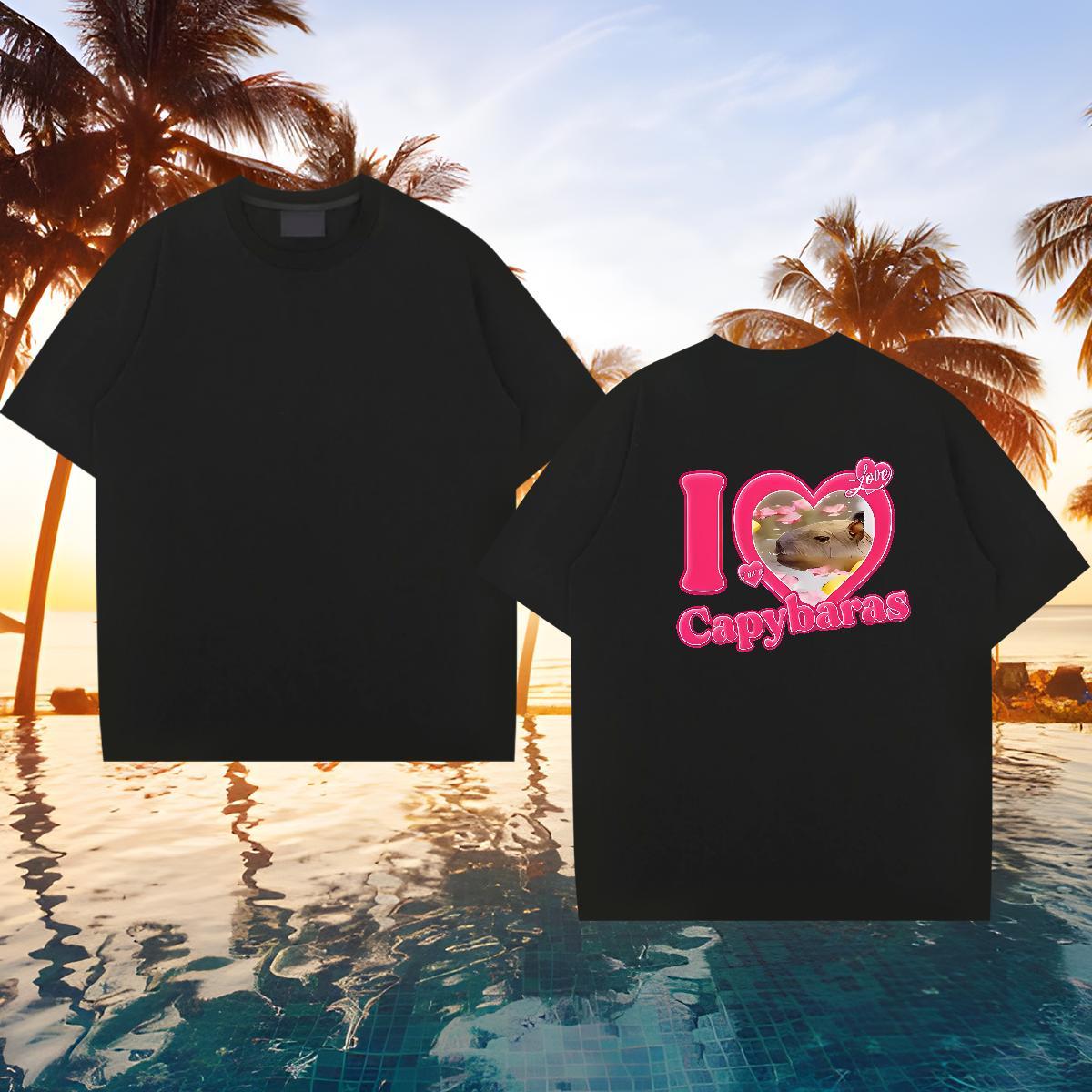 Free Shipping Mens T Shirts 100% Cotton 230g letter Sport Black Oversized Round Neck Short Sleeve Men Tops Tees Designer Tshirts